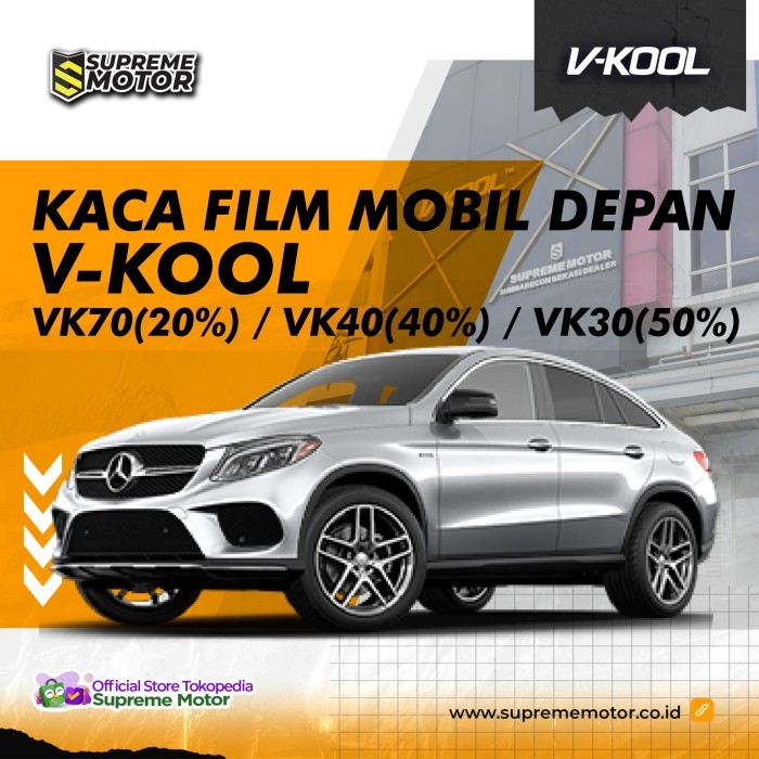 Kaca Film Mobil Depan V-Kool VK70 / VK40 / VK30 (CUSTOM)