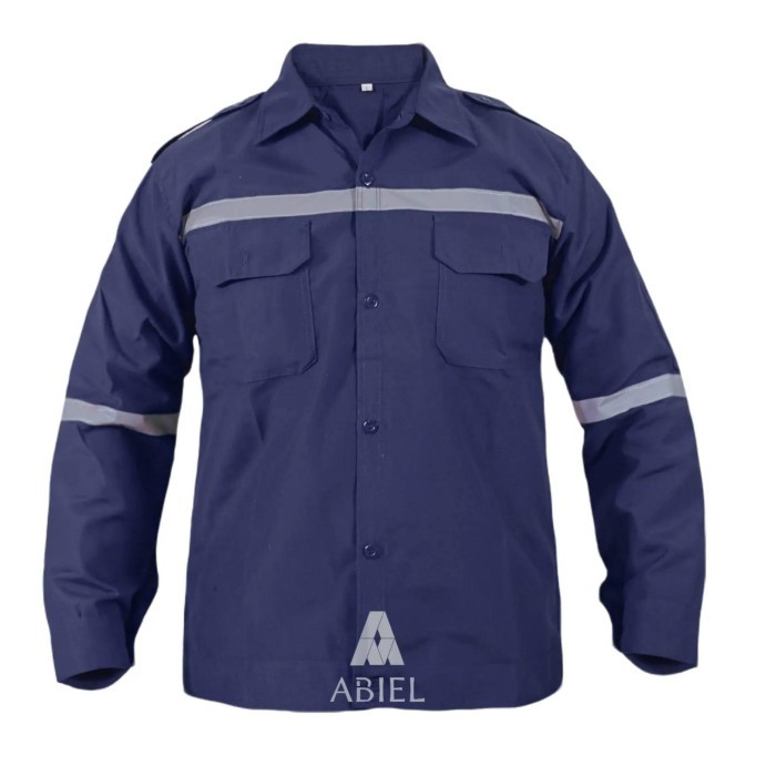 Kemeja Wearpack Safety Proyek baju Seragam Kerja Pria