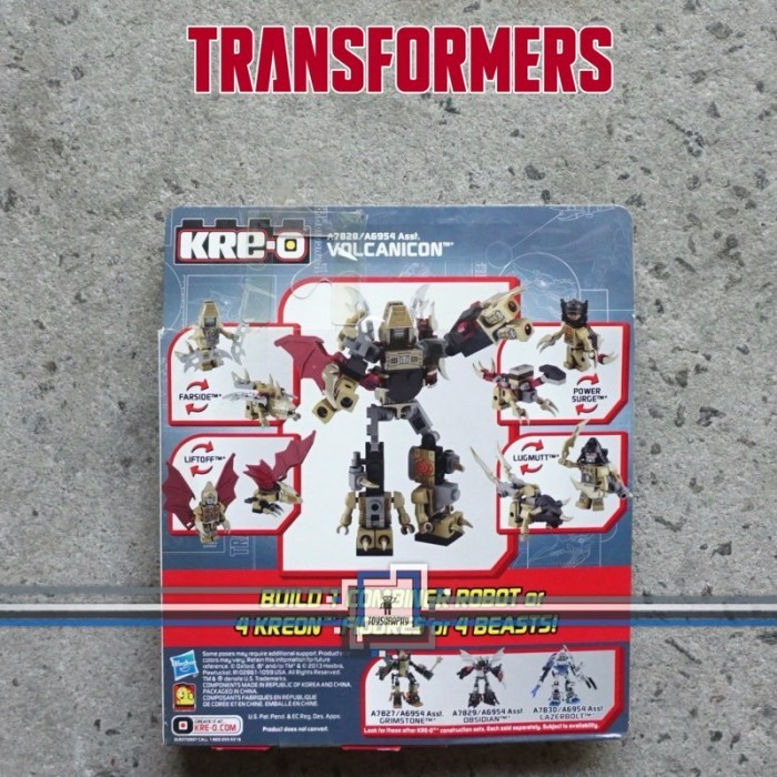 Terbagus Transformers Kreo Micro Changers Combiners Volcanicon Transform Kre-O