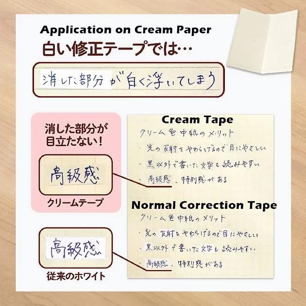 

Whiper Petit Cream Tape | Correction Tape Warna Krem Untuk Hobonichi Weeks, Midori Md Notebook, Dsb | Size 2.5/4/5/6 Mm | Plus Cream Tape | Ready Stock Handcarry Japan