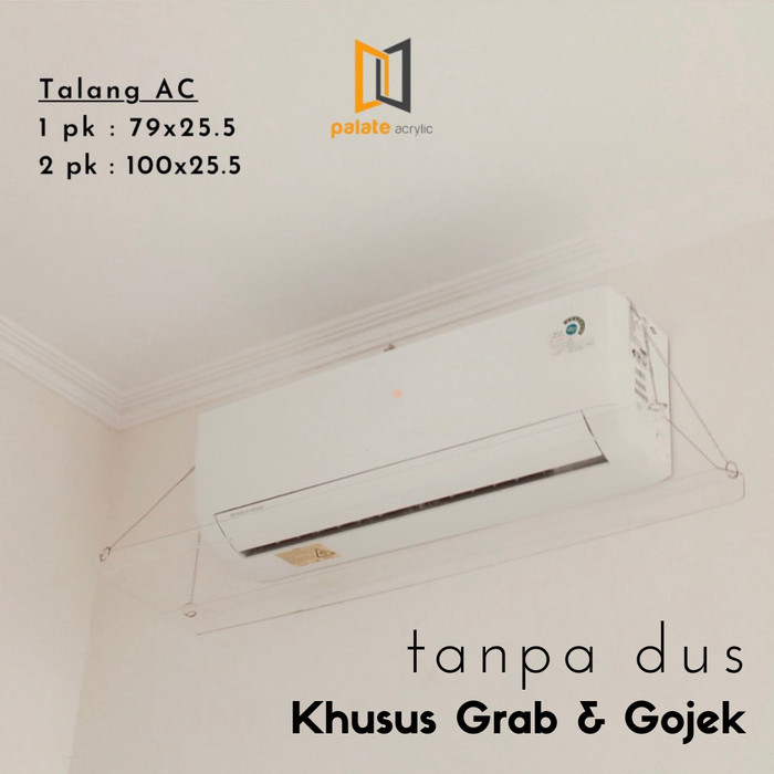 Termurah Akrilik Penahan Hembusan Ac 2Pk / Akrilik Talang Ac 2Pk