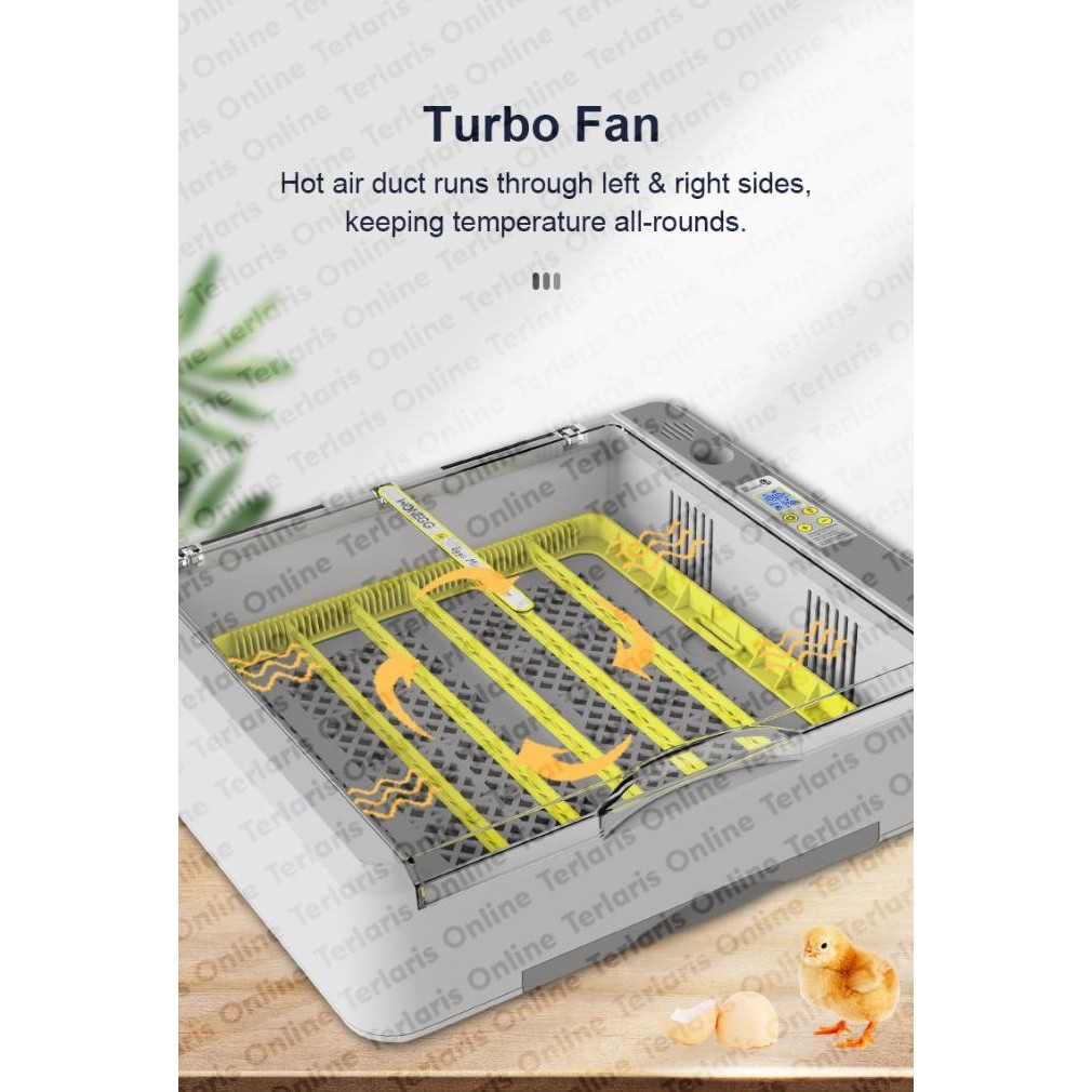 Mesin Tetas Telur HHD 36 Full Otomatis Smart Incubator Inkubator Pintar