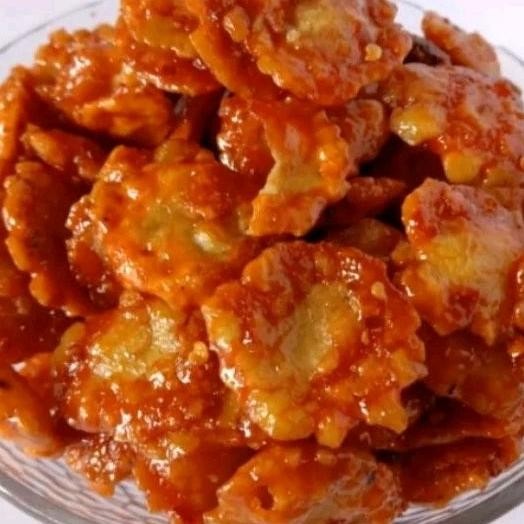 

Emping Melinjo Balado Pedas Manis Gurih 1kg