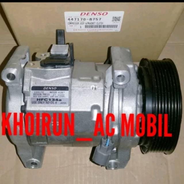 Compressor Compresor Kompresor Ac Mobil Honda New Crv Gen 2 Assy , Vanbel & Fitingnya - Denso Asli