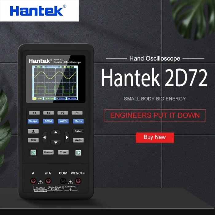 Hantek Handheld Digital Oscilloscope Portable Multimeter Tester Usb