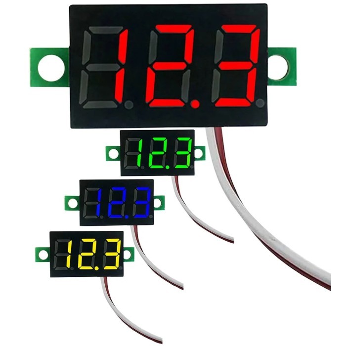 2 Wires DC Voltage Display LED Display 0.28 Inch LED Screen Meter DC