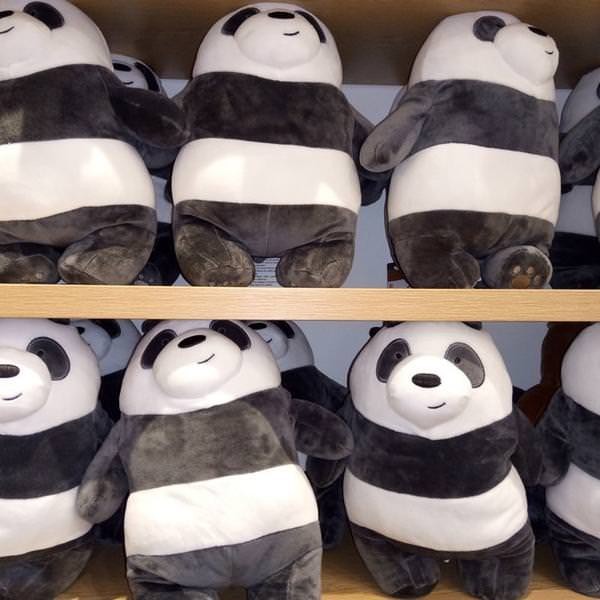 Boneka We Bare Bears Ori Miniso Boneka Beruang Boneka Kucing