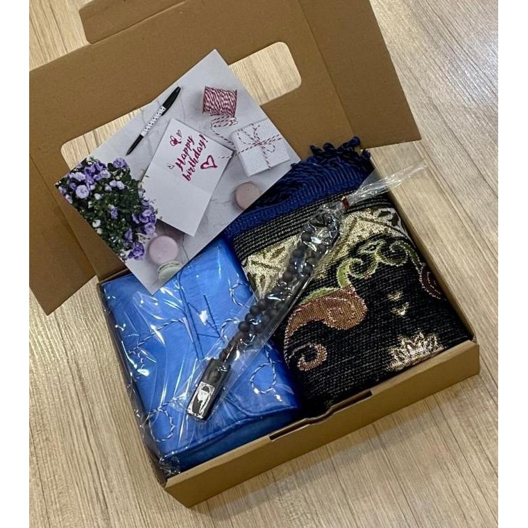 PAKET MUKENA DAN SAJADAH TURKI PACKING BOX KADO HADIAH