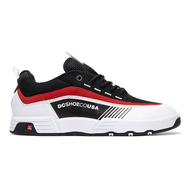 DC Shoes Men Legacy 98 Slim Shoes Black/White/Red ADYS100445