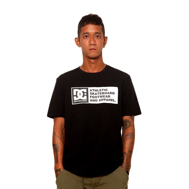 DC Mens Density Zone Tee Black Short Sleeve T-Shirt