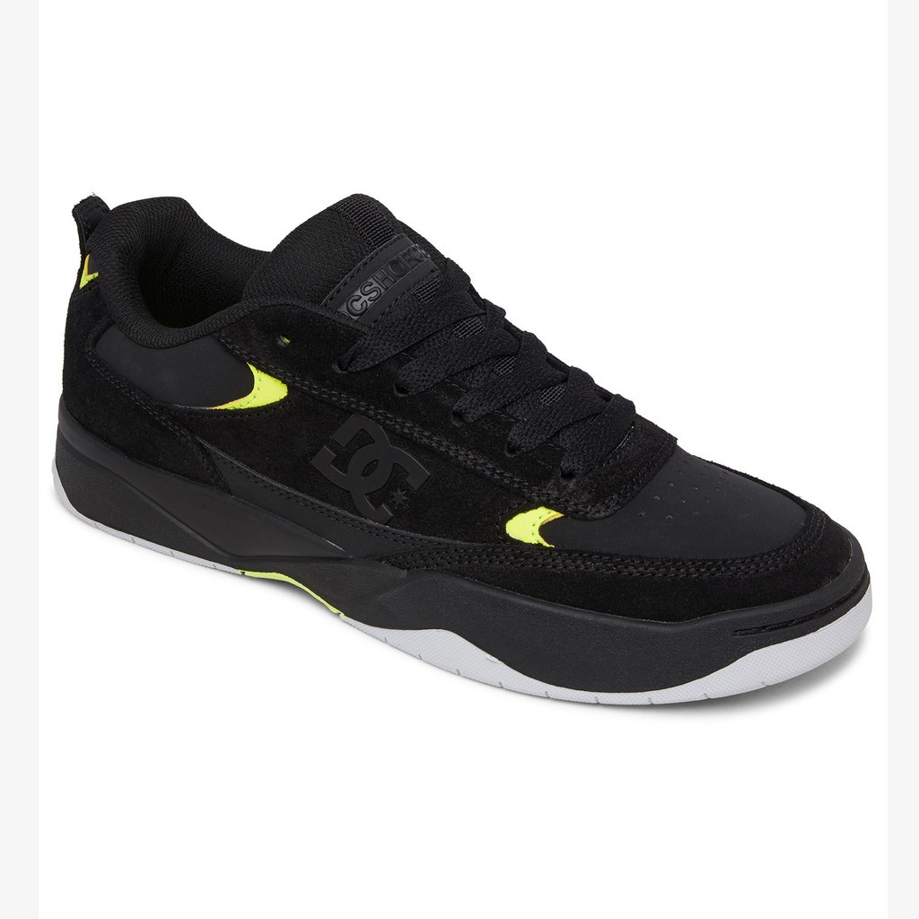 DC Shoes Men Penza Shoes Black/Black/Yellow ADYS100509