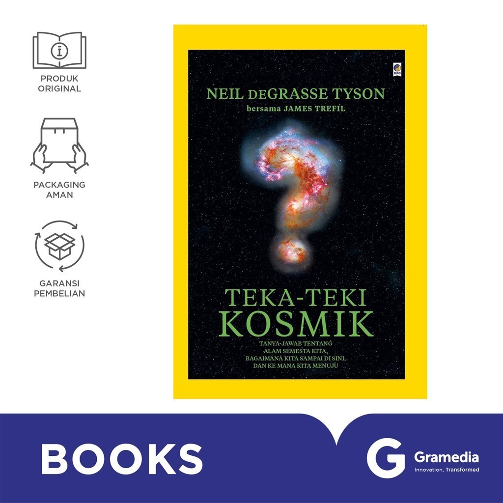 Gramedia Bintaro - Buku National Geographic Teka-Teki Kosmik (Neil Degrasse Tyson)