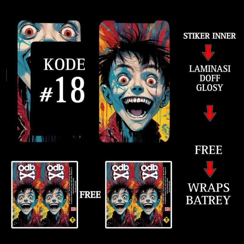 

*PromoTerjangkau* Stiker Harga Tipe M 2 O Batreyi Garskin Wrap Premium / X Casing Case COD