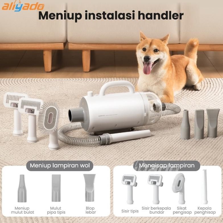 Free Giftsessional Pet Blower & Grooming Vacuum Pet Grooming Vacuum Cleaner Anjing Kucing Drying Box