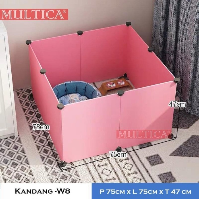 TERBARU Multica Kandang kucing musang Hamster Kelinci Landak W-8 PROMO