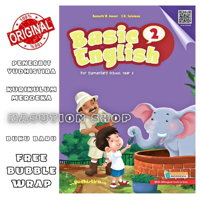 

Buku Basic English Kelas 1 2 3 4 5 6 SD Yudhistira Kurikulum Merdeka