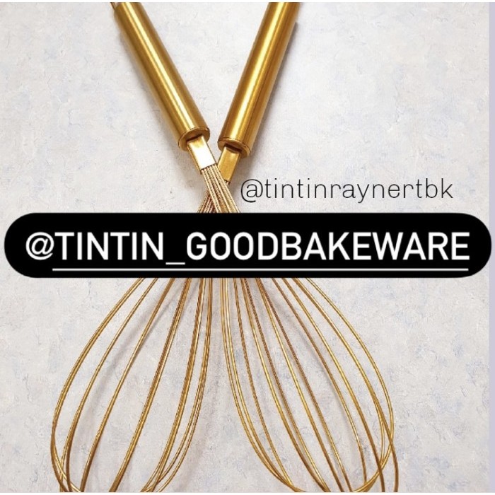 ANTIQUE GOLD BALLON WHISK