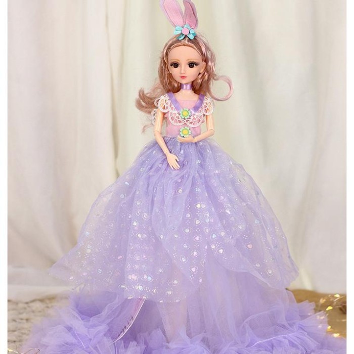 TERBARU Ready Mainan Boneka Barbie Besar Set 50cm Original Barbie Doll 3D