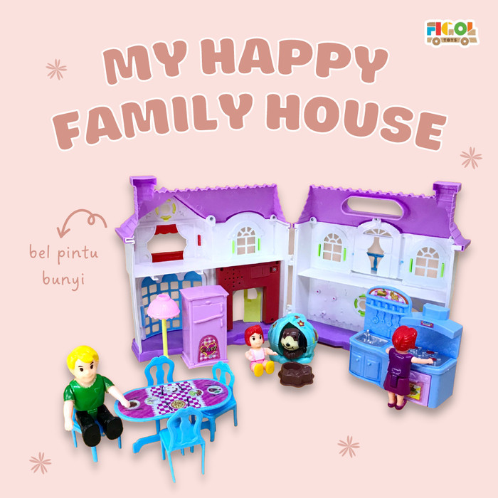 Mainan Rumah Boneka Happy Family House