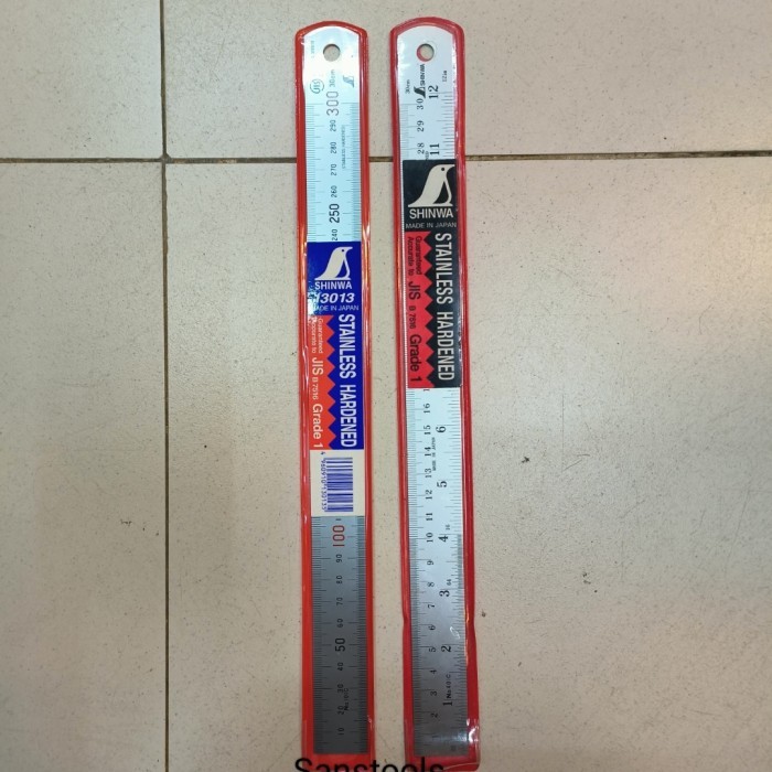 

PROMO! penggaris stainless steel / penggaris SHINWA 30CM JAPAN