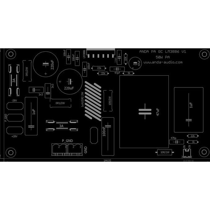 Langsung Order Pcb Dad Gc Lm3886 V2