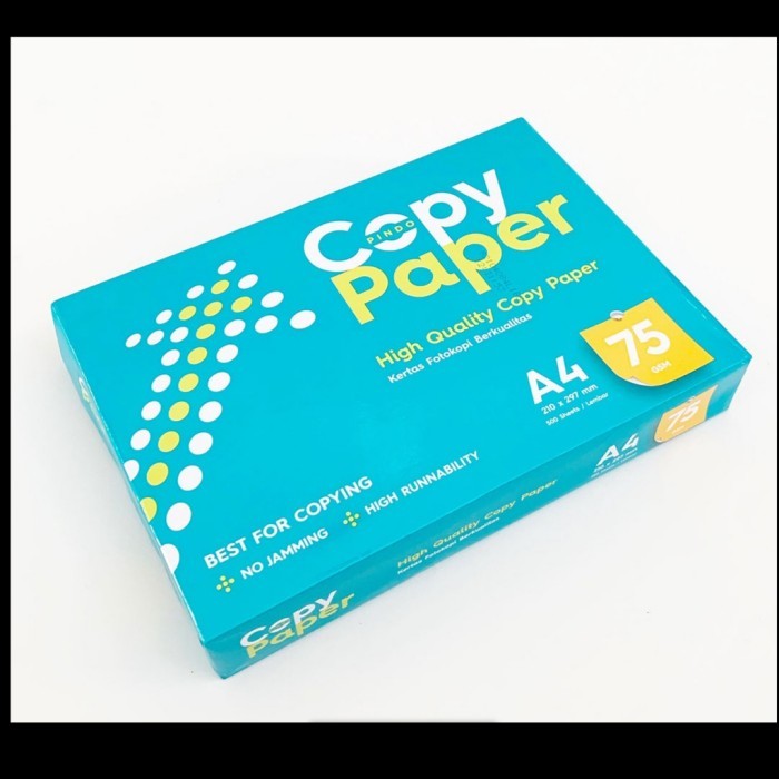 

COPY PAPER 75GR A4 G0SEND GR4B INSTAN ONLY / KERTAS FOTOCOPY