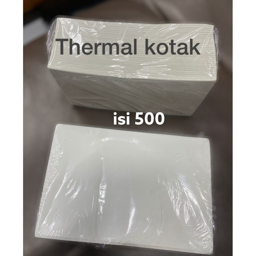 

TERBARU! LABEL THERMAL BARCODE STICKER 100x150mm isi 500 ( lipat) TERMURAH