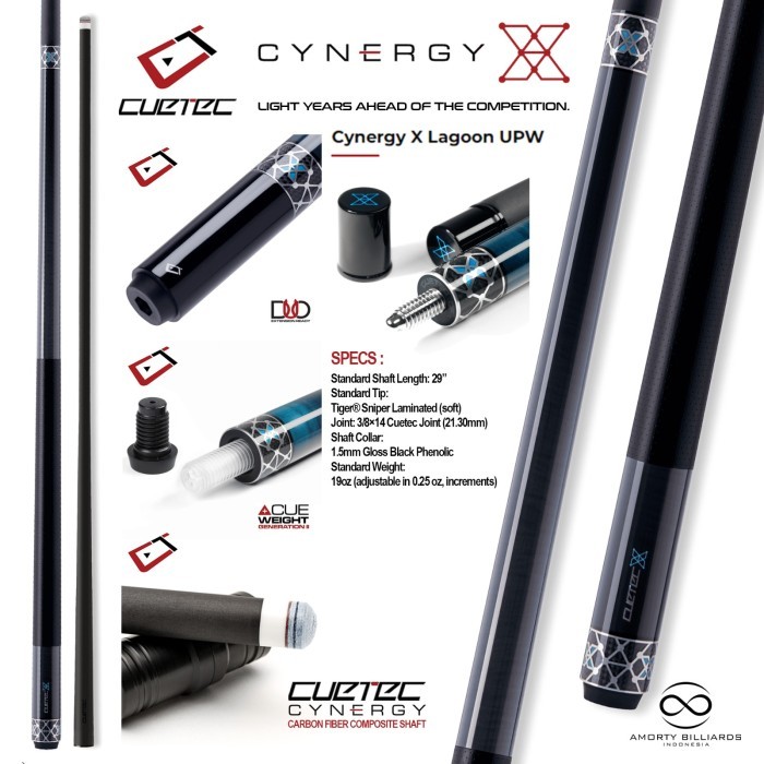 Cuetec X Lagoon - UPW / Stick Play Billiard