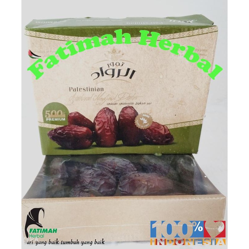 

Kurma Medjool AlRowad Palestine - Medjoul Dates - 500 gram [terbaik]