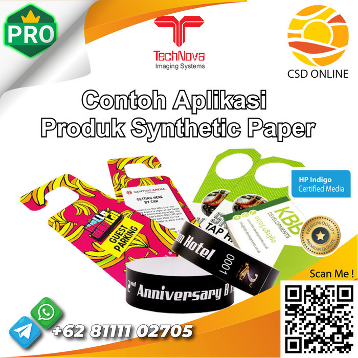 

TECHNOVA LMO 200 Micron Kertas Synthetic Print Cetak A3+ Repack 50