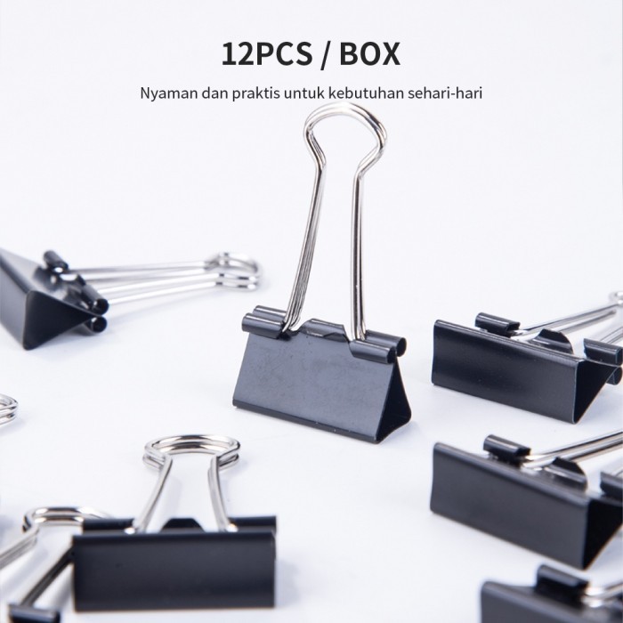 

1Pcs Binder Clip Bebas Karat / Penjepit Kertas - Deli