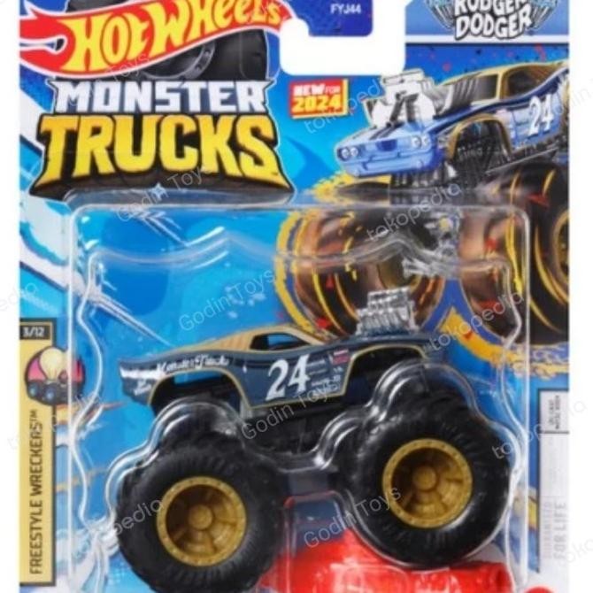 Monster Trucks Rodger Dodger Freestyle Hot wheels truck Hotwheels
