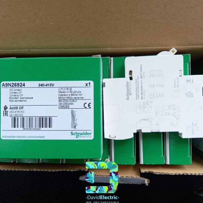Kontak bantu mcb auxiliary A9N26924 Schneider