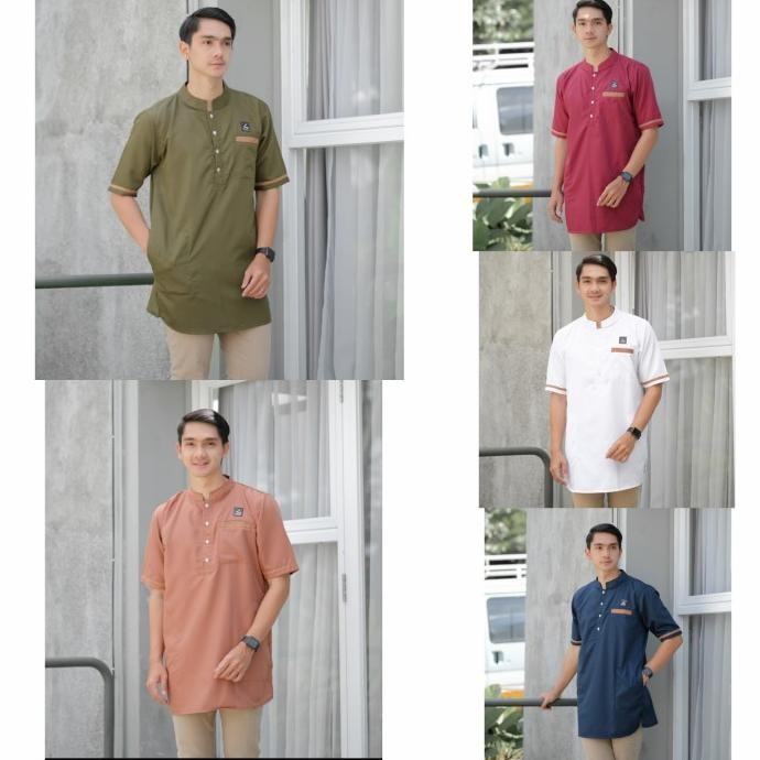 Baju Koko Kurta Modern Fit / Kurta Kasual Muslim - Soleh Abu Bakar Terlaris