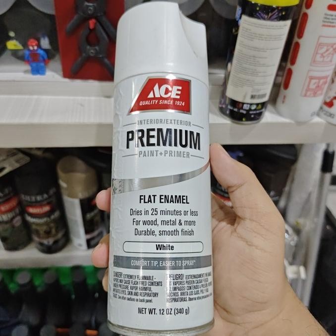 ACE Cat Semprot flat white enamel cat