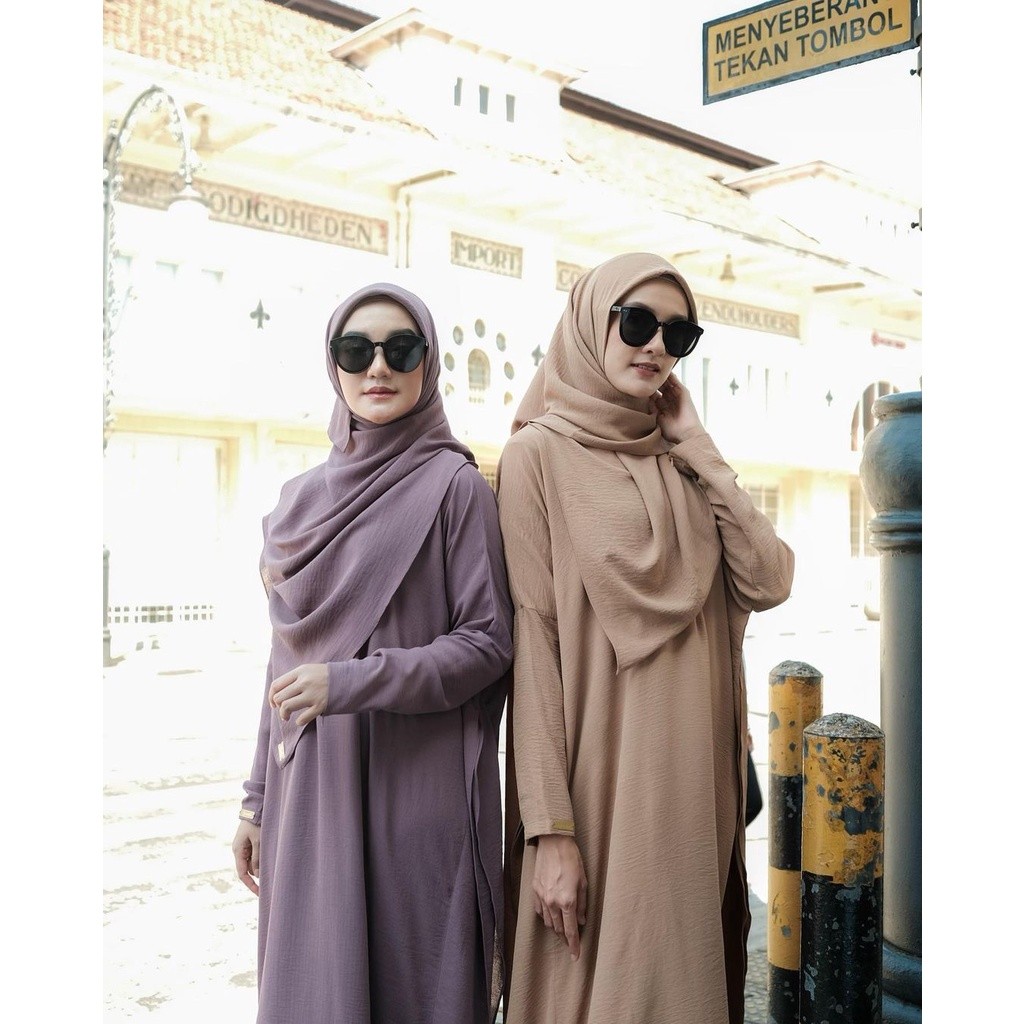 Promo Gila-Gilaan Ameera Abaya 1 Set Pashmina
