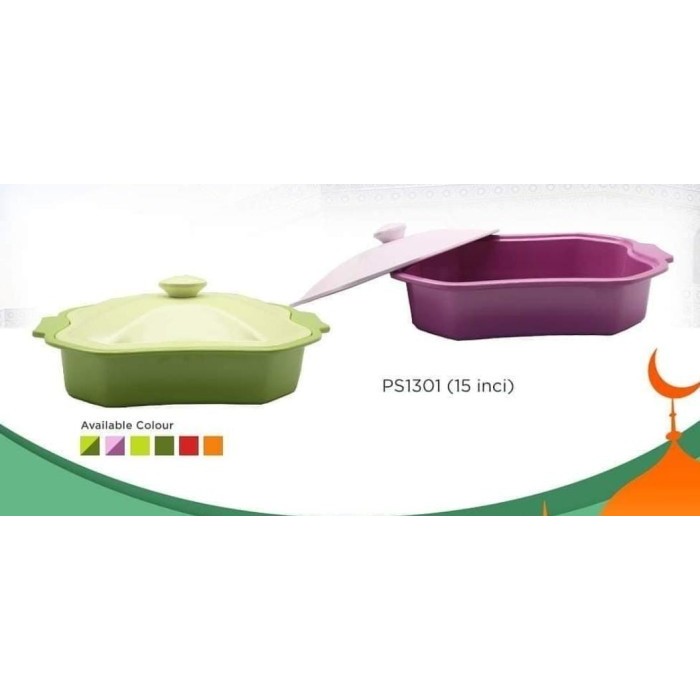 (BISA COD) Buffet Set Melamin Single 9 inch PS0801 Golden Dragon Melamine Piring Prasmanan