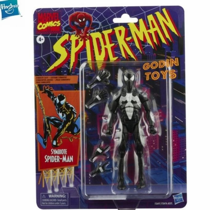 Marvel Legends Symbiote Spiderman Spider-man Comics Retro vintage