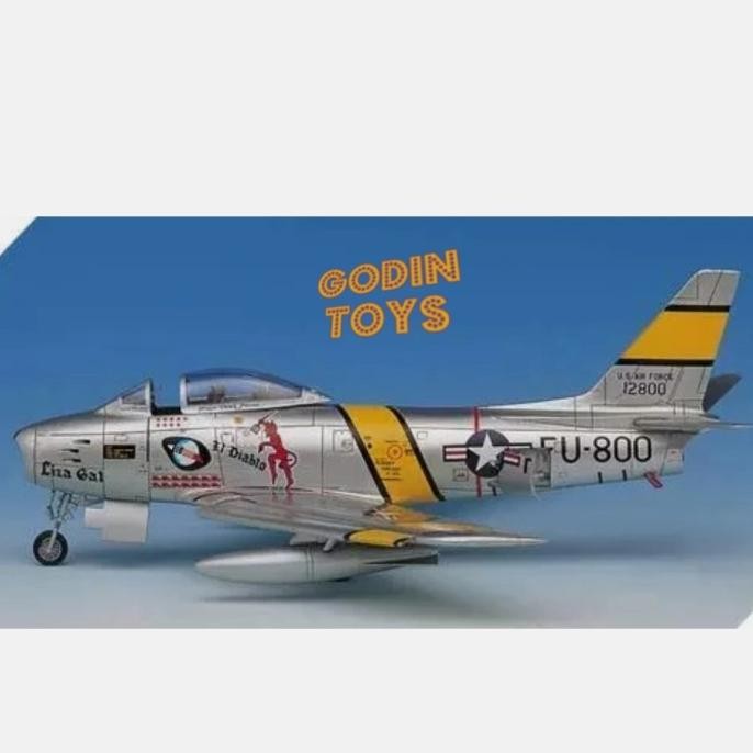 1/72 Academy F86-E Sabre El Diablo F86E F-86E F-86-E model kit mokit