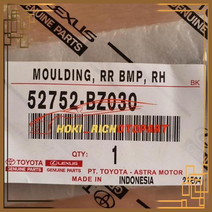 [HCP] LIST MOULDING BEMPER BELAKANG AVANZA 2019 TIPE G ORIGINAL HARGA SATUAN