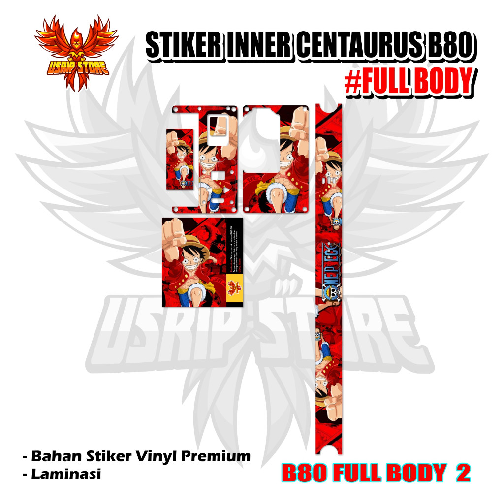 

*PromoTerjangkau* Stiker Centa Be80 B80 2 Garskin Wrap Stiker Premium / X Casing Case COD