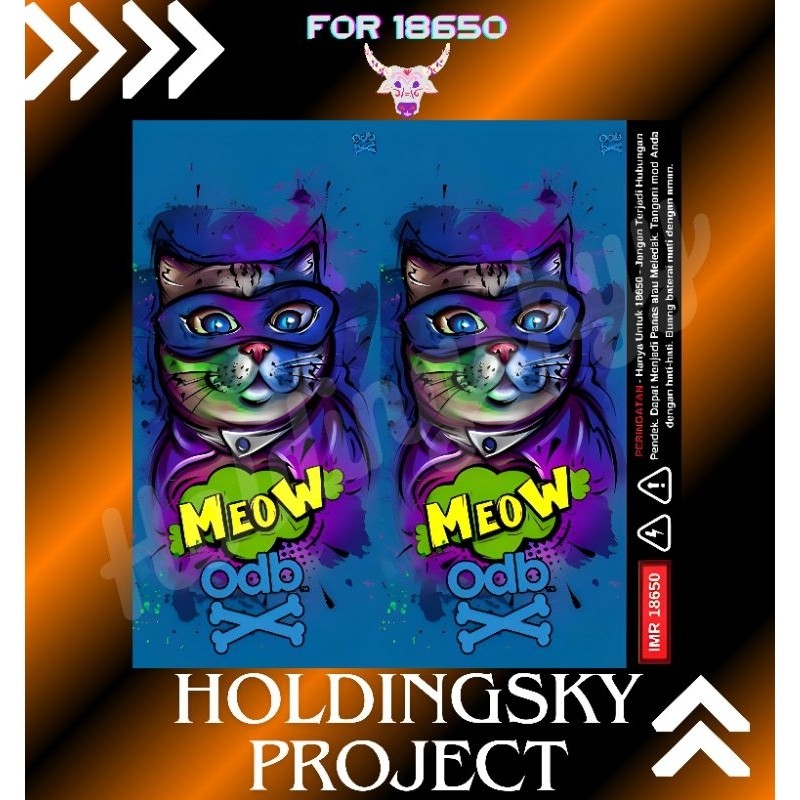 

*PromoTerjangkau* Stiker Wrap Baterai 18650 Sepasang Odb Art Series V6 Untuk Melindungi Dan Mempercantik 19 Garskin Wrap Stiker Premium / X Casing Case COD