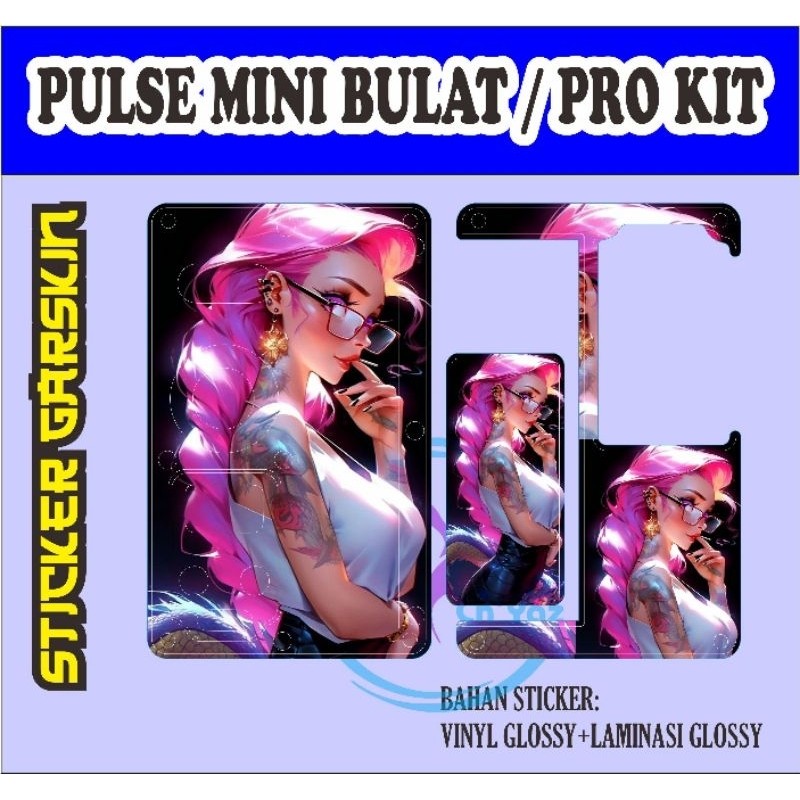 

*PromoTerjangkau* Pul Semini Bulat Prokit Type D Garskin Wrap Stiker Premium / X Casing Case COD