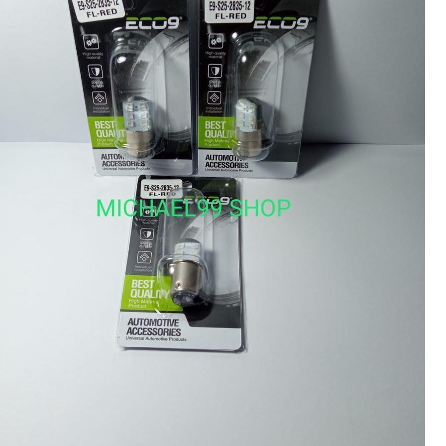 Kekinian Lampu Rem Led Mobil Agya - Ayla - Calya - Sigra - Sirion - Etios  -Ignis 12 Titik Kedip Ked