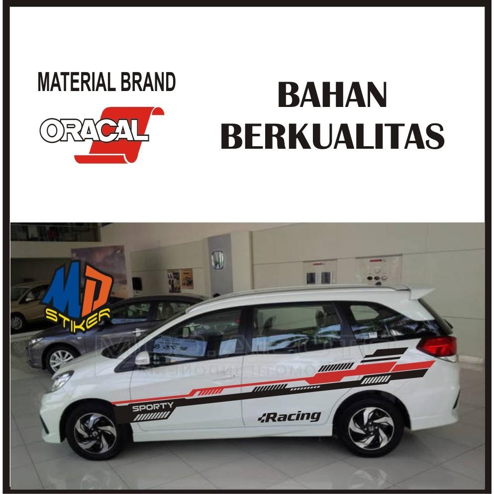 Stiker Sticker Mobil Cutting Variasi Honda Mobilio Avanza Xenia Innova Sigra Calya Sporty Terbaru