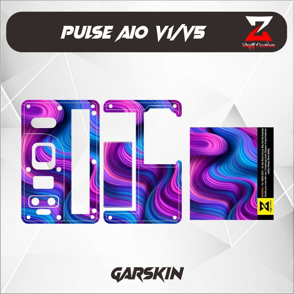 

*PromoTerjangkau* Zhaff Plsv1v5 Anti Luntur Type F Garskin Wrap Stiker Premium / X Casing Case COD