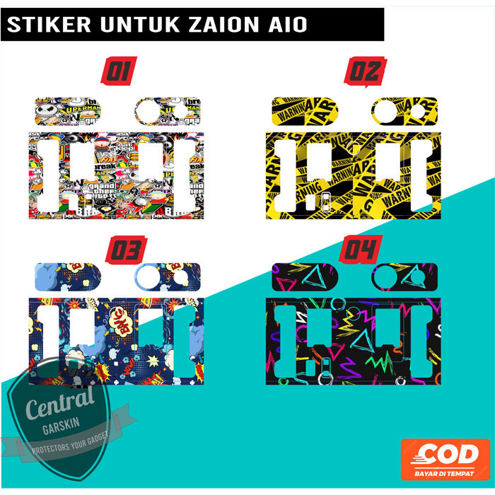 

*PromoTerjangkau* Stiker Zaion Aio Inner 01 Garskin Wrap Premium / X Casing Case COD