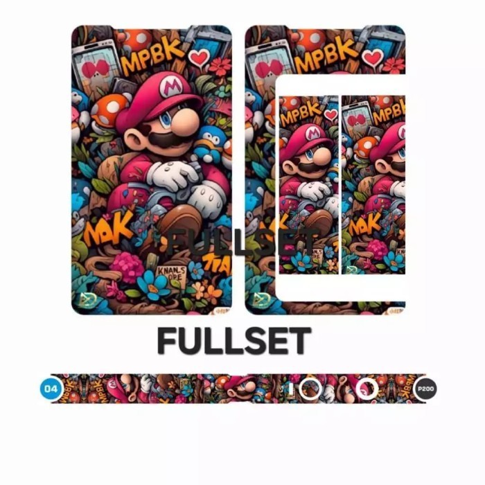 

*PromoTerjangkau* Stiker Set P200 Cutting 01 Garskin Wrap Premium / X Casing Case COD