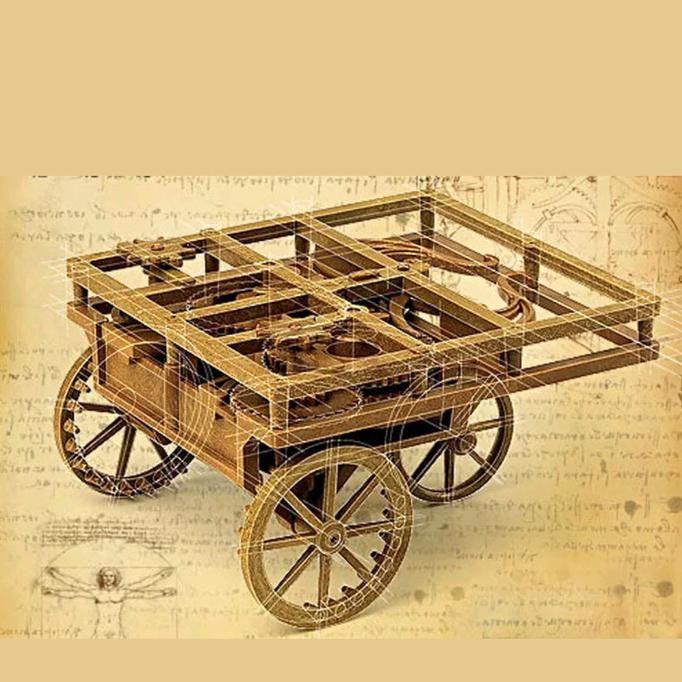 Da vinci Self propelling cart academy model kit mokit