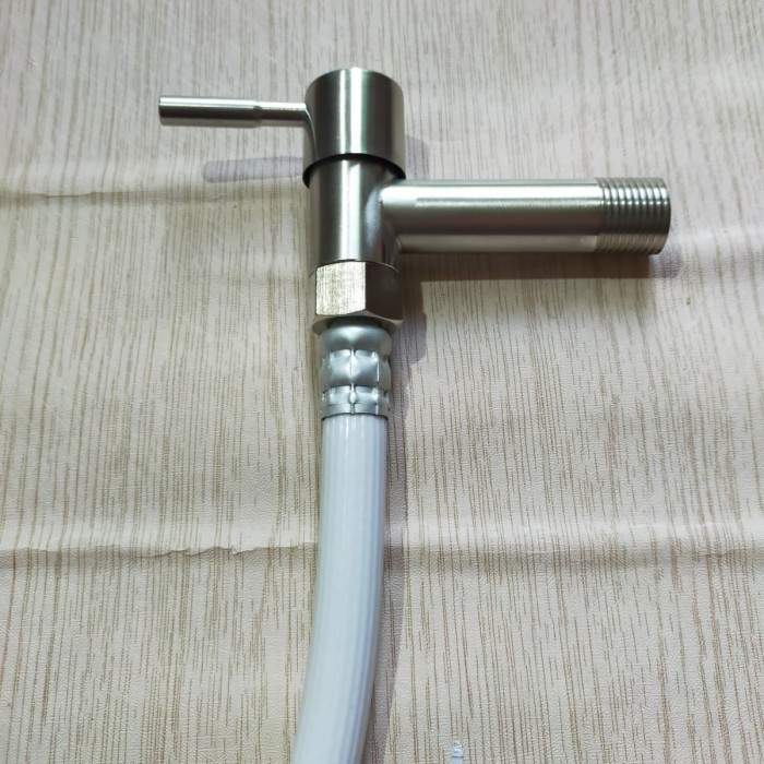BARU paket selang mesin cuci inlet mesin cuci set kran mesin cuci stainless